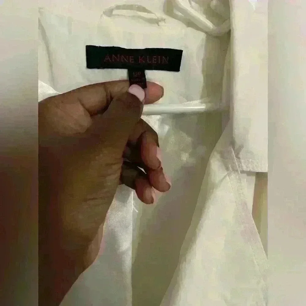 Anne Klein 12P Vintage Trench Jacket - Picture 4 of 4